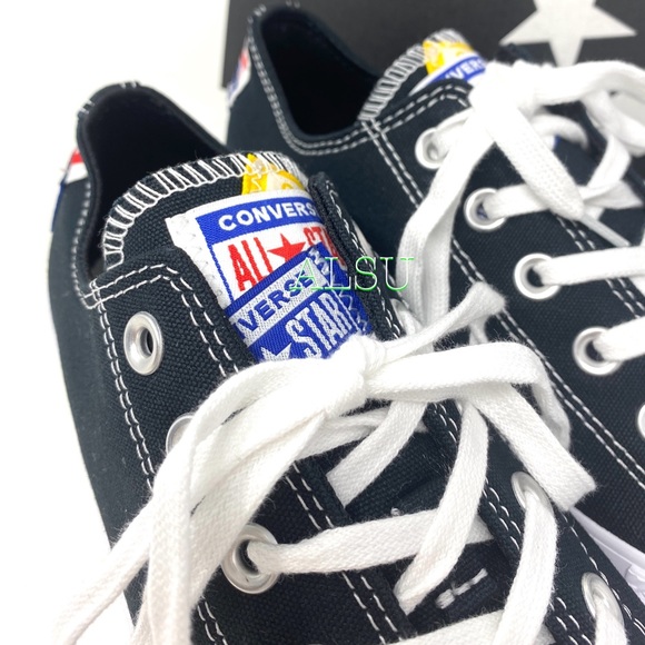 Converse Ctas Canvas Low Black Rush Blue Men’s - Picture 10 of 10